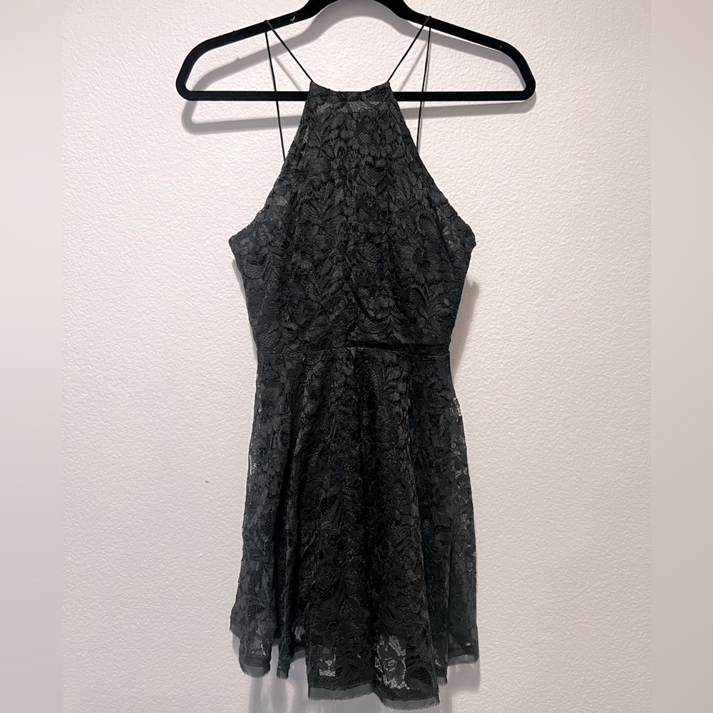 KIMCHI BLUE High Neck Lace Dress -XS